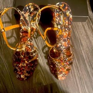 Bottega Veneta Scarpa Tex S.Cuoio strappy heels9.5